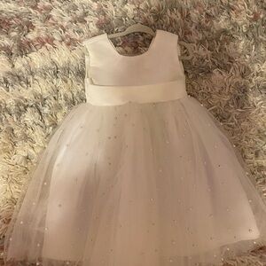 Elegant White Kids Dress